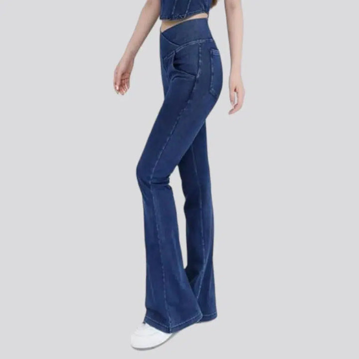 Street floor-length jeans
 for women