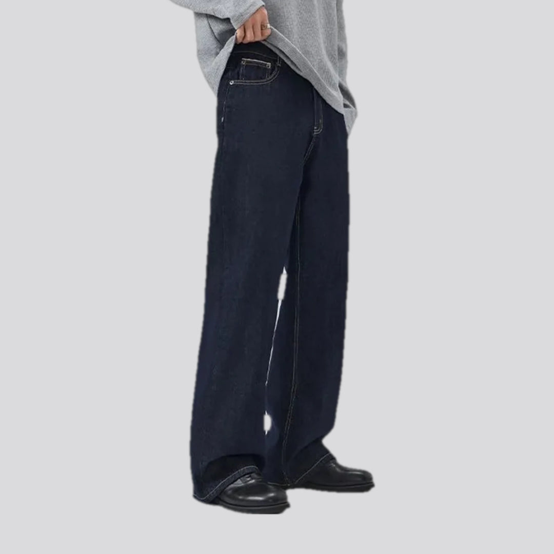 Midweight flare-leg men's jeans