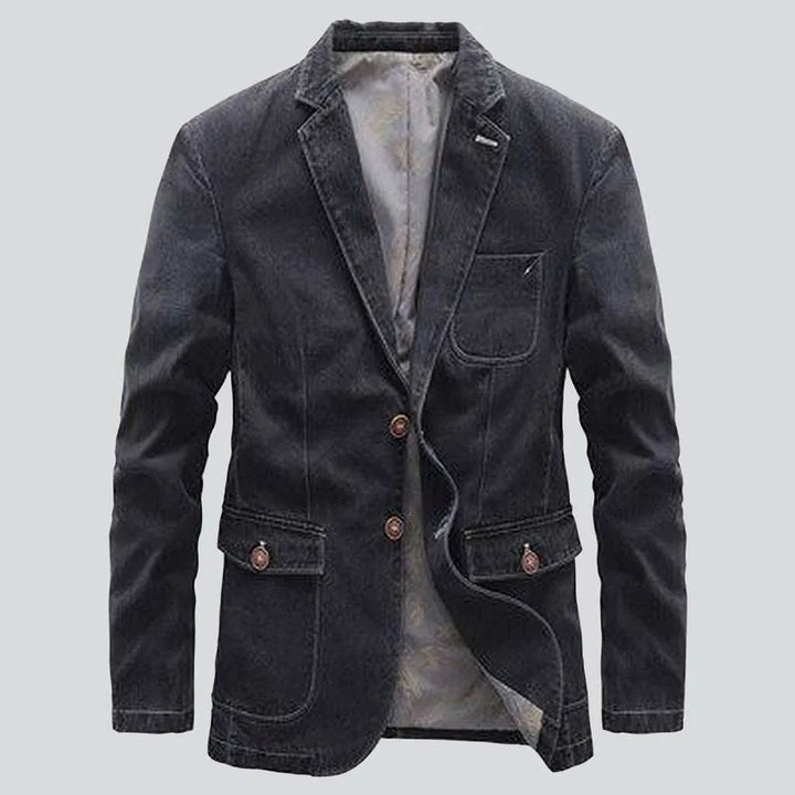 Retro slim men's jeans jacket | Jeans4you.shop
