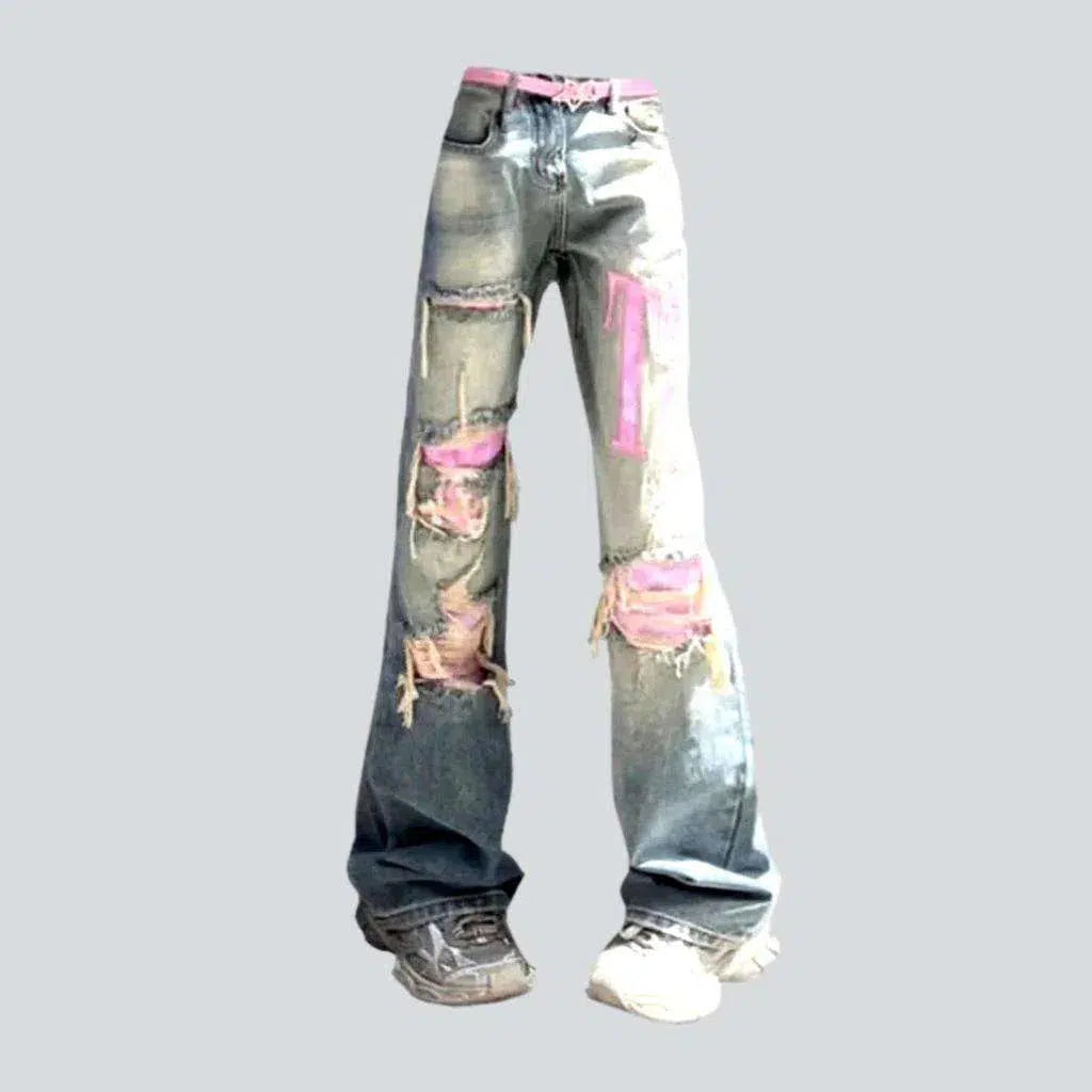 Flared y2k jeans
for ladies | Jeans4you.shop